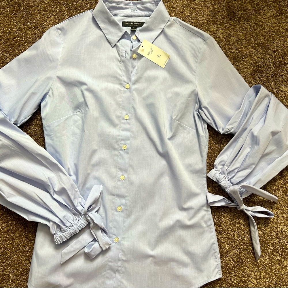 Banana Republic Classic Blouse Size 4 Tall
